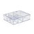 Caixa De Acrílico C/ Divisoria Transparente 14x10 Organizar - Imagem 4