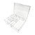 Caixa De Acrílico C/ Divisoria Transparente 14x10 Organizar - Imagem 24