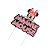 Vela Mouse Menina Rose Glitter Decoração Silver Festas - Imagem 24