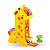 Girafa com Blocos Surpresa de Empilhar c/ Música e Som Educativo Fisher-Price® - Imagem 1