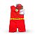 Fantasia do Flash Infantil Regata Curta Com Máscara Liga Da Justiça-  DC Comics™ Tamanho:M - Imagem 2