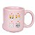 Caneca 3D 350ML Patinhas - Eu Amo Gatos By ZC - Imagem 2