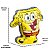 Almofada Veludo 3D Bob Esponja™ Careta -  Nickelodeon - Imagem 4