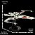 Quebra-cabeça 4D Build - T-65 X-Wing Starfighter -  Star Wars -160pcs  - Sunny - Imagem 7