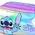 Estojo Triplo Metalizado Roxo Stitch  - Disney - Imagem 4