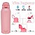 Garrafa Térmica Vita Pegasus 1000ml Pink Glaze - Zona Criativa - Imagem 6
