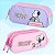 Estojo Duplo Snoopy Rosa com Patch Bordado e Logo Metalizado - Luxcel - Imagem 7