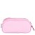 Estojo Duplo Snoopy Rosa com Patch Bordado e Logo Metalizado - Luxcel - Imagem 5