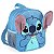 Lancheira Stitch Pelúcia e Orelhas 3D Azul UP4YOU - Disney Oficial - Design Premium - Imagem 1
