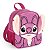Lancheira Stitch Angel Pelúcia e Orelhas 3D Roxo UP4YOU - Disney Oficial - Design Premium - Imagem 1