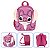 Lancheira Stitch Angel Pelúcia e Orelhas 3D Roxo UP4YOU - Disney Oficial - Design Premium - Imagem 2