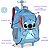 Mochila com Rodinhas Stitch 18” Pelúcia e Orelhas 3D Azul UP4YOU - Disney Oficial - Design Premium - Imagem 3