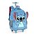 Mochila com Rodinhas Stitch 18” Pelúcia e Orelhas 3D Azul UP4YOU - Disney Oficial - Design Premium - Imagem 1