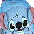 Mochila Stitch 18” Pelúcia Azul com Orelhas 3D - Disney Oficial UP4YOU - Imagem 7