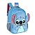 Mochila Stitch 18” Pelúcia Azul com Orelhas 3D - Disney Oficial UP4YOU - Imagem 2