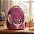 Mochila Angel 18” Pelúcia Roxo com Orelhas 3D - Disney Oficial UP4YOU - Imagem 1