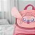 Lancheira Escolar Juvenil Média Pelúcia e Orelhas 3D Stitch & Angel com Bolso Rosa - Luxcel - Imagem 5