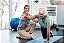 Tapete Colchonete EVA Funcional Azul para Yoga Fitness Pilates e Reabilitação - Imagem 3