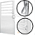 PORTA LAMBRIL DUPLO BASCULANTE VIDRO BOREAL ALUMÍNIO BRANCO - LINHA PREMIUM - Imagem 3