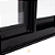 PORTA DE CORRER 2 FOLHAS (1 FIXA) ALUMÍNIO PRETO COM FECHADURA VIDRO LISO - LINHA PREMIUM - Imagem 6