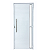 PORTA LAMBRIL DUPLO LISA ALUMÍNIO BRANCO C/ PUXADOR C/ VISOR - LINHA PREMIUM - Imagem 2