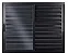 JANELA VENEZIANA 3 FLS ALUMÍNIO PRETO S/ GRADE - LINHA 25 PREMIUM - Imagem 1