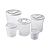 Conjunto 5 Potes Porta Mantimento - Imagem 1