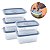 Conjunto 5 Potes Pop 380 Ml Retangular - Imagem 1