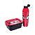 Kit Marmita com Divisória 850 ml e Garrafa 600 ml Homem Aranha Mickey Plasútil - Imagem 6