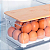 Organizador de Geladeira Porta Ovos Com Tampa de Bambu Clear Fresh Ou - Imagem 5