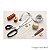 Tesoura Para Costura 8 ½ 21,5 Cm Preta Tecido Linhas Brinox - Imagem 4