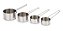 Conjunto Xícara Inox Colher Medidora 4 Peças Brinox - Imagem 3