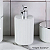 Dispenser Porta Sabonete Líquido Groove 400 ml Banheiro Pia Ou - Imagem 1