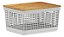 Cesto Grid com Tampa de Bambu - Imagem 6