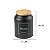 Kit 4 Latas Sense com Tampa de Bambu Biscoito Açúcar Café - Imagem 7