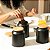 Kit 4 Latas Sense com Tampa de Bambu Biscoito Açúcar Café - Imagem 3