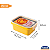 Kit Lanchinho Pote Mini Marmita Mini Shakeira 320 ml Infantil Super Heróis Plasútil - Imagem 1