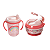 Kit Caneca 330 ml e Pote De Papinha Com Amassador Bebe Infantil Plasútil - Imagem 11