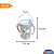 Kit Caneca 330 ml e Pote De Papinha Com Amassador Bebe Infantil Plasútil - Imagem 9