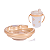 Kit Alimentação Prato Térmico + Canequinha 330Ml Com Alça Infantil Plasútil - Imagem 12