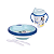Kit Alimentação Prato Térmico + Canequinha 330Ml Com Alça Infantil Plasútil - Imagem 20