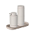 Kit 3 Peças para Banheiro Dispenser Porta Escova de Dente e Bandeja Bancada Ou - Imagem 16