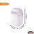 Kit de Banheiro Dispenser 420 ml Escova Algodão Lixeira 3,7L - Imagem 5