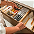Kit Organizador De Talher E Faca Porta Talher Faqueiro Bambu - Imagem 2