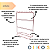 Suporte Organizador Acessórios Colar Anel Brinco Ferro 19cm - Imagem 4
