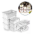 Kit Organizador Multiuso Clear Fresh 8pçs Cozinha Geladeira - Imagem 1