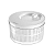 Secador De Salada Pote Organizador 2 Em 1 C Tampa Fresh Lock - Imagem 1