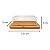 Kit 3 Pçs Bambu Porta Queijo Manteiga Açucareiro Mesa Posta - Imagem 6