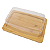 Kit 4 Pçs Porta Queijo Mantegueira Boleira Açucareiro Sense - Imagem 5
