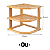 Prateleira Organizador Tripla Keep Bambu - Ou - Imagem 4